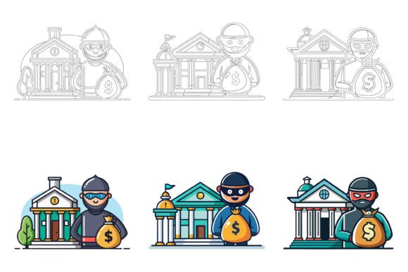 Bank Robbery in Safety Vault: A Visual Storytelling Asset