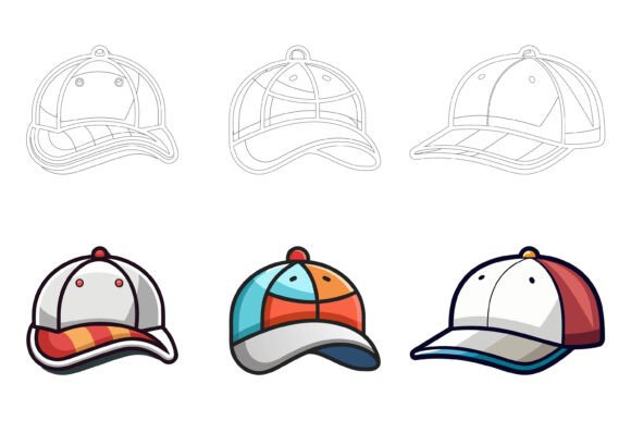 Baseball Cap Illustrations as a Versatile Design Asset for Modern Creative Workflows