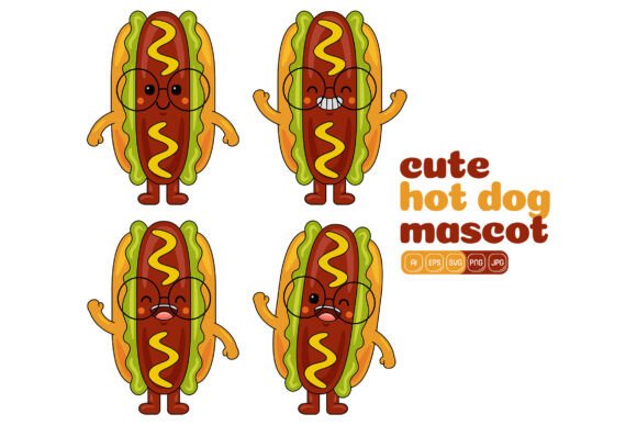 Building Brand Personality With the Cute Hot Dog Mascot Vector Pack 01