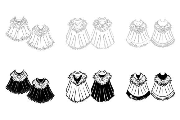 Dresses Set: Versatile Fashion Illustrations for Everyday Creative Projects