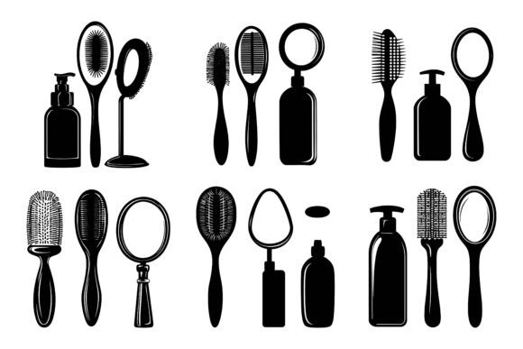 Evaluating the Set Comb Brush Isolated Vector: Is This AI EPS Collection the Right Fit for Your Projects?