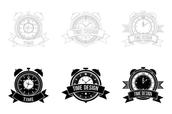 Mechanic Labels Design Set: Vintage Industrial Graphics