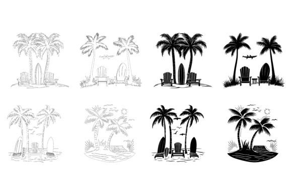 Palm Tree Vector for Print: Strategic Visual Assets for Cohesive Branding and Communication