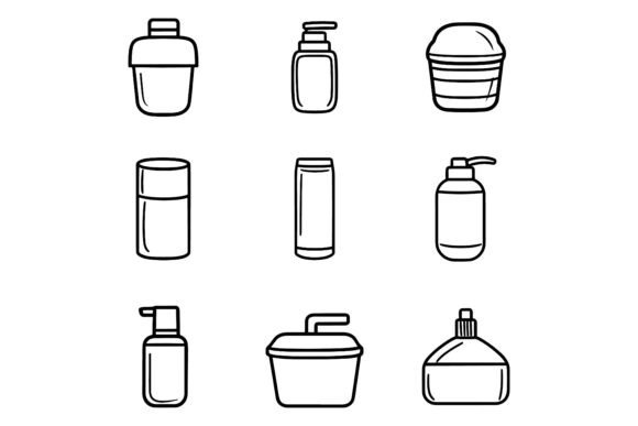 Plastic Packaging and Container Icons: A Practical Resource for Modern Design Projects