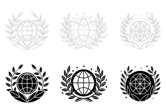 Set of Peace Sign with Dove: A Versatile Illustration Collection for Modern Visual Projects