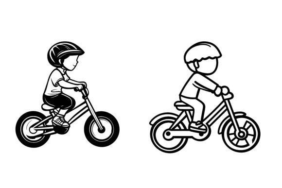 Understanding Vector Illustration Sets: Evaluating the Boys Riding Bike Collection for Professional Projects