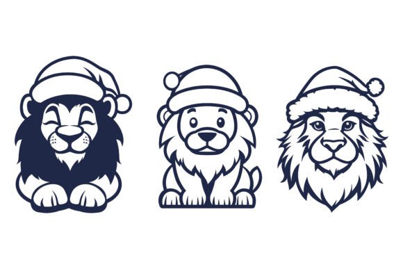 Winter Christmas Animals: Versatile AI & EPS Illustrations